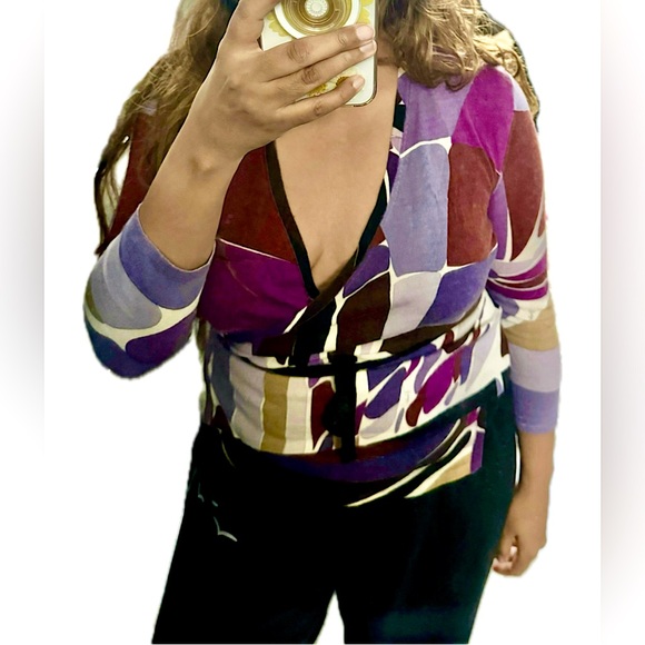 Emilio Pucci Cashmere Wrap Sweater - Picture 12 of 12